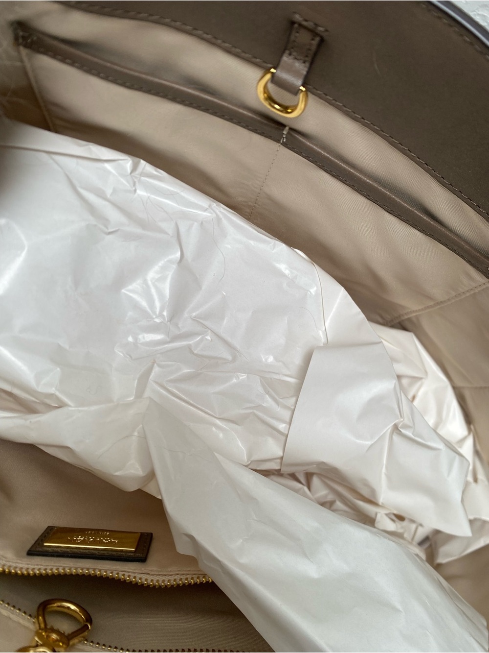 Lauren Ralph Lauren Large Leather Tyler Tote - Picture 5 of 5